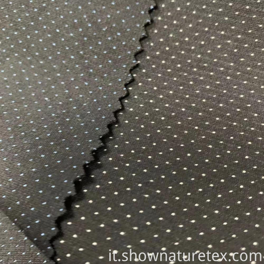 Dobby Knit Dots Design Fabric